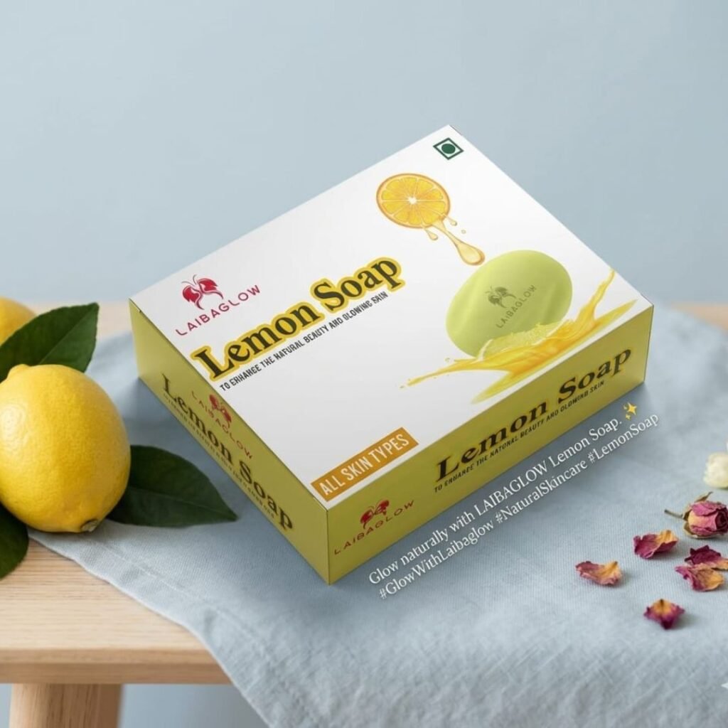 Best Lemon Soap with natural lemon extracts for deep cleansing, refreshing fragrance, and healthy glowing skin.