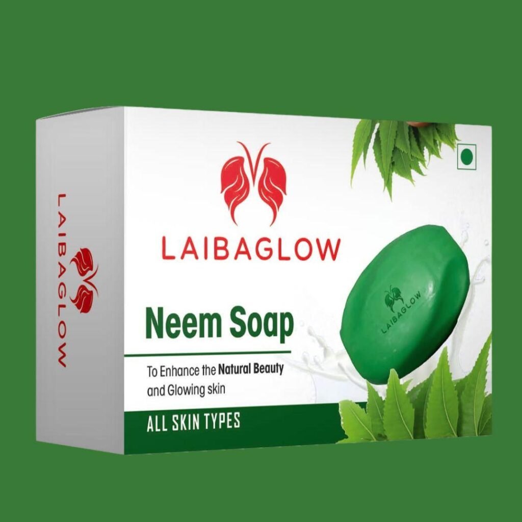 Best Neem Soap with natural neem ingredients for healthy, clear, fresh, and glowing skin care.