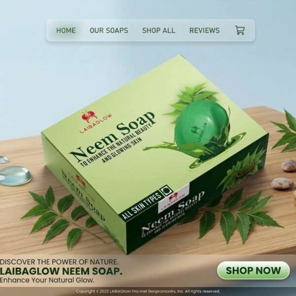 Best Neem Soap with natural neem ingredients for healthy, clear, fresh, and glowing skin care.