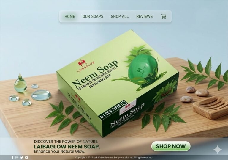 Best Neem Soap with natural neem ingredients for healthy, clear, fresh, and glowing skin care.