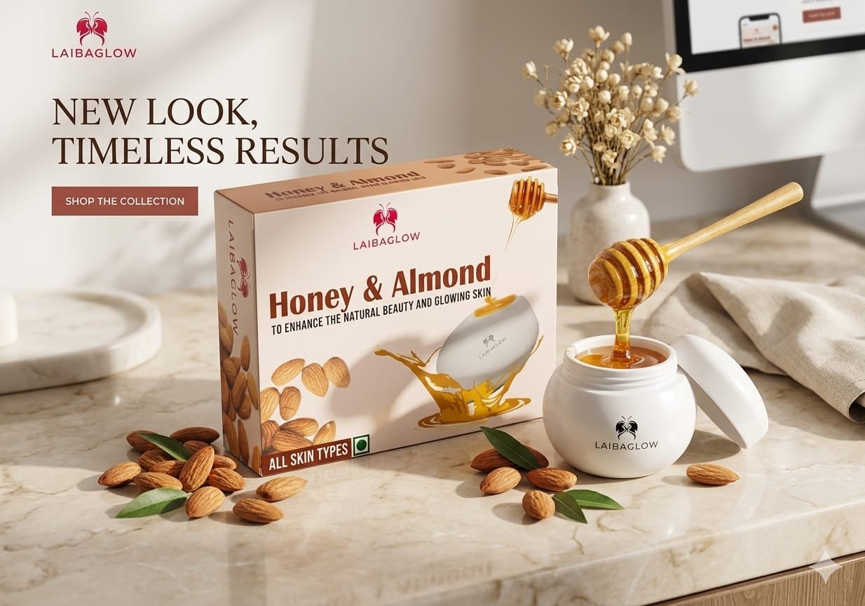 Best Honey & Almond Soap with natural honey and almond extracts for soft, moisturized, healthy, and glowing skin.