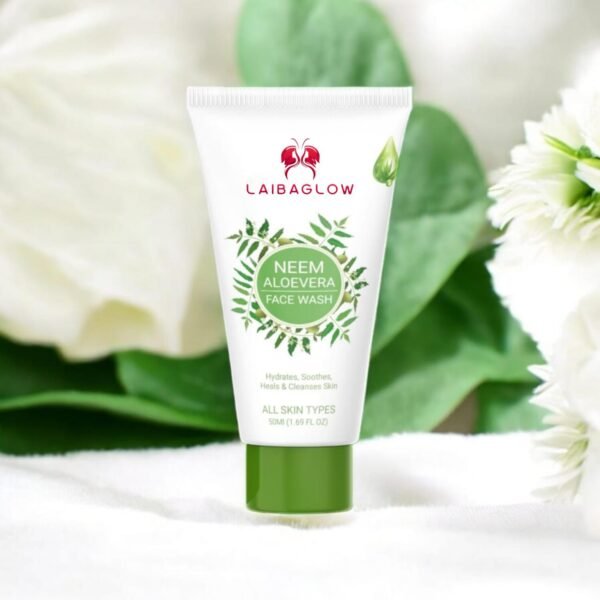 Best Neem Aloe Vera Face Wash with natural neem and aloe vera for deep cleansing, oil control, and healthy glowing skin.