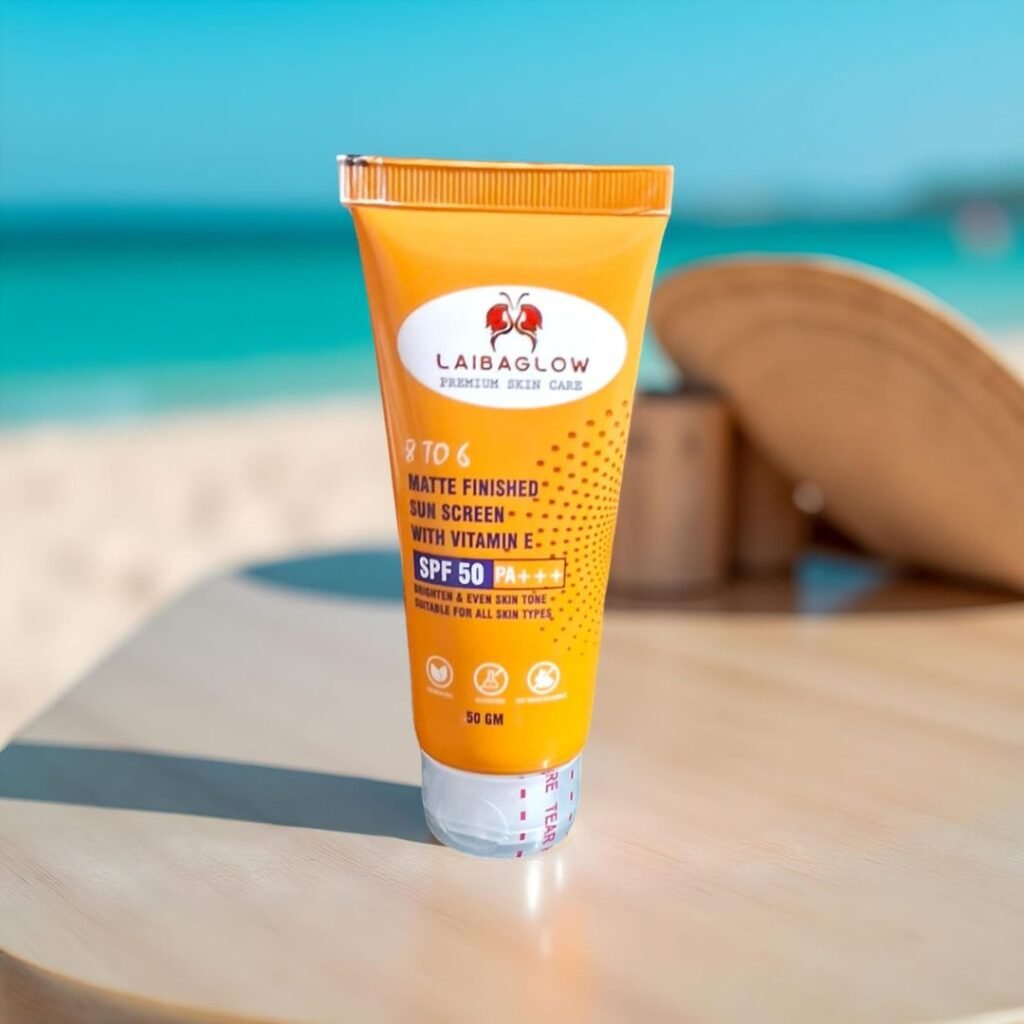 Best SPF 50 PA+++ Sunscreen with Vitamin E offering advanced sun protection for healthy, radiant, and nourished skin during daily outdoor exposure.